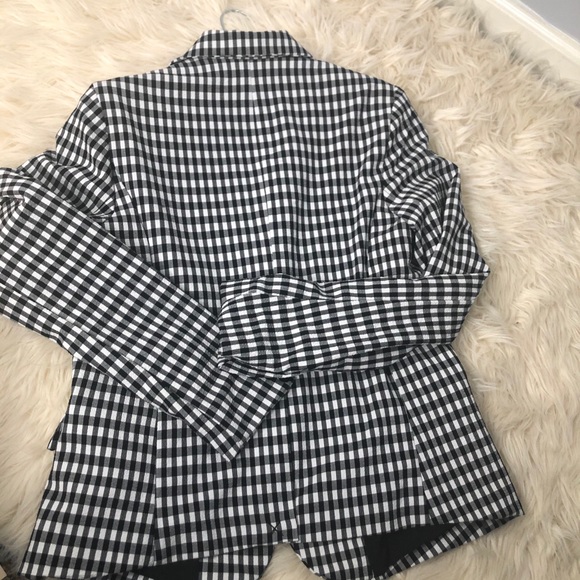 Gingham French Style Blazer - Picture 9 of 9